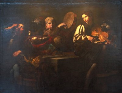 Musicians and Soldiers by Valentin de Boulogne